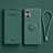 Custodia Silicone Ultra Sottile Morbida Cover con Magnetico Anello Supporto per OnePlus Nord N20 5G Verde Notte