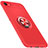 Custodia Silicone Ultra Sottile Morbida Cover con Magnetico Anello Supporto per Oppo A3 Rosso