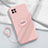 Custodia Silicone Ultra Sottile Morbida Cover con Magnetico Anello Supporto per Oppo A53 5G Rosa