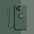 Custodia Silicone Ultra Sottile Morbida Cover con Magnetico Anello Supporto per Oppo Find X3 Pro 5G Verde Notte