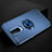 Custodia Silicone Ultra Sottile Morbida Cover con Magnetico Anello Supporto per Oppo RX17 Pro