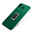 Custodia Silicone Ultra Sottile Morbida Cover con Magnetico Anello Supporto per Samsung Galaxy A9 Star SM-G8850 Verde