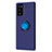 Custodia Silicone Ultra Sottile Morbida Cover con Magnetico Anello Supporto per Samsung Galaxy Note 20 5G