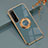 Custodia Silicone Ultra Sottile Morbida Cover con Magnetico Anello Supporto per Sony Xperia 1 III