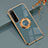 Custodia Silicone Ultra Sottile Morbida Cover con Magnetico Anello Supporto per Sony Xperia 10 III