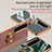 Custodia Silicone Ultra Sottile Morbida Cover con Magnetico Anello Supporto per Sony Xperia 5 IV