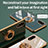 Custodia Silicone Ultra Sottile Morbida Cover con Magnetico Anello Supporto per Sony Xperia Ace II