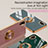 Custodia Silicone Ultra Sottile Morbida Cover con Magnetico Anello Supporto per Sony Xperia Ace III