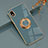 Custodia Silicone Ultra Sottile Morbida Cover con Magnetico Anello Supporto per Sony Xperia Ace III