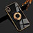 Custodia Silicone Ultra Sottile Morbida Cover con Magnetico Anello Supporto per Sony Xperia Ace III Nero