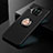 Custodia Silicone Ultra Sottile Morbida Cover con Magnetico Anello Supporto per Xiaomi Mi 10T Lite 5G Oro e Nero