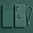 Custodia Silicone Ultra Sottile Morbida Cover con Magnetico Anello Supporto per Xiaomi Mi 12 Pro 5G Verde