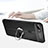 Custodia Silicone Ultra Sottile Morbida Cover con Magnetico Anello Supporto per Xiaomi Mi 8 Lite