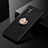 Custodia Silicone Ultra Sottile Morbida Cover con Magnetico Anello Supporto per Xiaomi Mi Note 10 Lite Oro e Nero