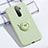 Custodia Silicone Ultra Sottile Morbida Cover con Magnetico Anello Supporto per Xiaomi Redmi Note 8 Pro Verde