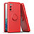 Custodia Silicone Ultra Sottile Morbida Cover con Magnetico Anello Supporto QW1 per Samsung Galaxy S20 FE (2022) 5G Rosso