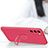 Custodia Silicone Ultra Sottile Morbida Cover con Magnetico Anello Supporto S01 per Samsung Galaxy S20 FE 5G