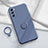 Custodia Silicone Ultra Sottile Morbida Cover con Magnetico Anello Supporto S01 per Samsung Galaxy S20 FE 5G