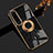 Custodia Silicone Ultra Sottile Morbida Cover con Magnetico Anello Supporto S01 per Sony Xperia 10 IV