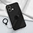 Custodia Silicone Ultra Sottile Morbida Cover con Magnetico Anello Supporto S03 per Oppo Reno9 Pro 5G