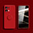 Custodia Silicone Ultra Sottile Morbida Cover con Magnetico Anello Supporto S05 per Oppo Reno9 Pro+ Plus 5G Rosso