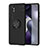 Custodia Silicone Ultra Sottile Morbida Cover con Magnetico Anello Supporto SD1 per Xiaomi Mi Note 10 Lite