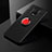 Custodia Silicone Ultra Sottile Morbida Cover con Magnetico Anello Supporto SD1 per Xiaomi Poco M2 Pro Rosso e Nero
