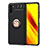 Custodia Silicone Ultra Sottile Morbida Cover con Magnetico Anello Supporto SD1 per Xiaomi Poco M3