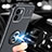 Custodia Silicone Ultra Sottile Morbida Cover con Magnetico Anello Supporto SD1 per Xiaomi Redmi A1