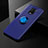 Custodia Silicone Ultra Sottile Morbida Cover con Magnetico Anello Supporto SD1 per Xiaomi Redmi Note 9S Blu