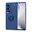 Custodia Silicone Ultra Sottile Morbida Cover con Magnetico Anello Supporto SD2 per Vivo X60 Pro+ Plus 5G