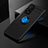 Custodia Silicone Ultra Sottile Morbida Cover con Magnetico Anello Supporto SD2 per Xiaomi Mi 10T 5G Blu e Nero