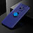 Custodia Silicone Ultra Sottile Morbida Cover con Magnetico Anello Supporto SD2 per Xiaomi Redmi 10X 5G Blu