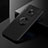 Custodia Silicone Ultra Sottile Morbida Cover con Magnetico Anello Supporto SD2 per Xiaomi Redmi 10X 5G Nero