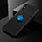 Custodia Silicone Ultra Sottile Morbida Cover con Magnetico Anello Supporto SD2 per Xiaomi Redmi 9AT Blu e Nero