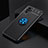 Custodia Silicone Ultra Sottile Morbida Cover con Magnetico Anello Supporto SD2 per Xiaomi Redmi Note 10 4G Blu e Nero