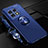 Custodia Silicone Ultra Sottile Morbida Cover con Magnetico Anello Supporto SD3 per OnePlus Ace 2 5G Blu