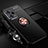 Custodia Silicone Ultra Sottile Morbida Cover con Magnetico Anello Supporto SD3 per Xiaomi Redmi Note 12 Pro 5G