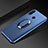 Custodia Silicone Ultra Sottile Morbida Cover con Magnetico Anello Supporto T01 per Huawei Honor 20 Lite