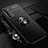 Custodia Silicone Ultra Sottile Morbida Cover con Magnetico Anello Supporto T01 per Huawei Honor Play4 5G