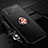Custodia Silicone Ultra Sottile Morbida Cover con Magnetico Anello Supporto T01 per Huawei Honor X10 Max 5G