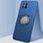 Custodia Silicone Ultra Sottile Morbida Cover con Magnetico Anello Supporto T01 per Huawei Nova 8 SE 5G