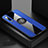 Custodia Silicone Ultra Sottile Morbida Cover con Magnetico Anello Supporto T01 per Huawei P30