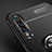 Custodia Silicone Ultra Sottile Morbida Cover con Magnetico Anello Supporto T01 per Samsung Galaxy A70