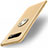 Custodia Silicone Ultra Sottile Morbida Cover con Magnetico Anello Supporto T01 per Samsung Galaxy S10 Plus Oro
