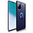 Custodia Silicone Ultra Sottile Morbida Cover con Magnetico Anello Supporto T01 per Samsung Galaxy S20 5G Blu