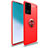 Custodia Silicone Ultra Sottile Morbida Cover con Magnetico Anello Supporto T01 per Samsung Galaxy S20 Ultra 5G Rosso