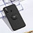 Custodia Silicone Ultra Sottile Morbida Cover con Magnetico Anello Supporto T02 per Huawei Honor 20 Lite
