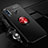 Custodia Silicone Ultra Sottile Morbida Cover con Magnetico Anello Supporto T02 per Huawei P30 Lite New Edition