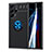 Custodia Silicone Ultra Sottile Morbida Cover con Magnetico Anello Supporto T02 per Samsung Galaxy S21 Ultra 5G Blu e Nero